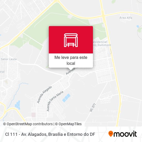 Cl 111 - Av. Alagados mapa