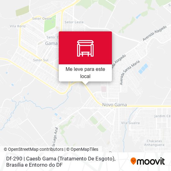 Df-290 | Caesb Gama (Tratamento De Esgoto) mapa