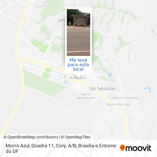 Morro Azul, Quadra 11, Conj. A / B mapa