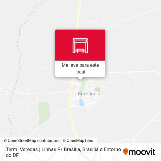 Term. Veredas | Linhas P/ Brasília mapa