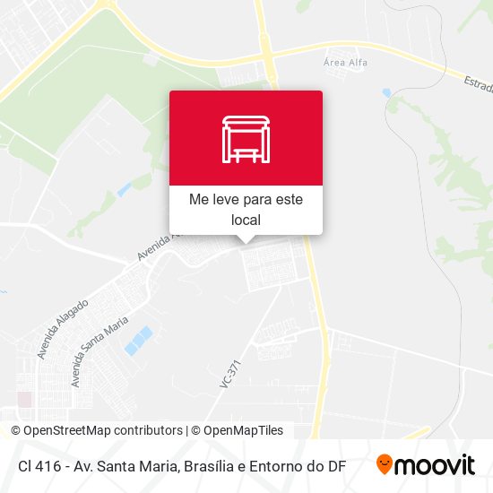 Cl 416 - Av. Santa Maria mapa