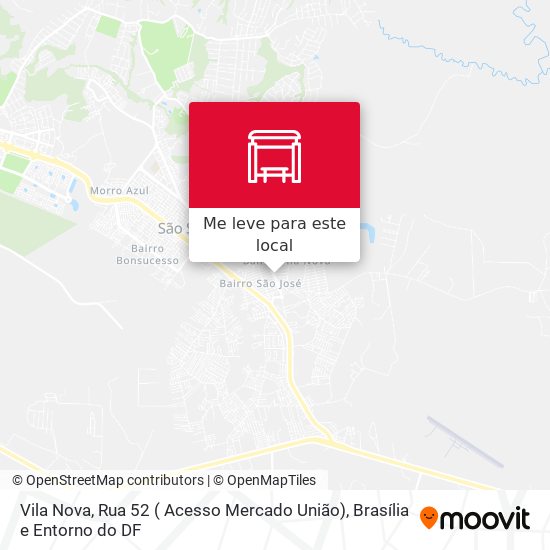 Vila Nova, Rua 52 ( Acesso Mercado União) mapa