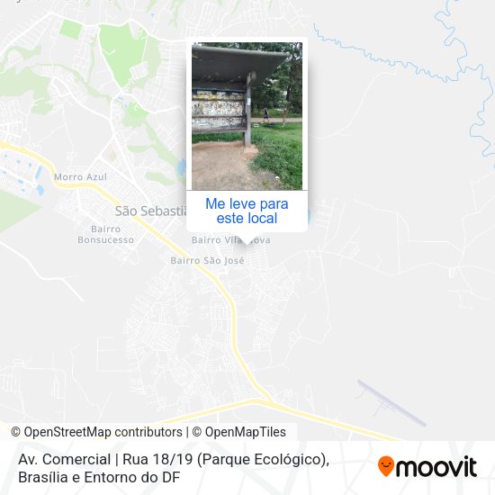 Av. Comercial | Rua 18 / 19 (Parque Ecológico) mapa