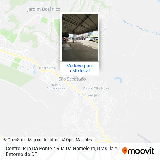 Centro, Rua Da Ponte / Rua Da Gameleira mapa