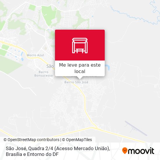 São José, Quadra 2 / 4 (Acesso Mercado União) mapa