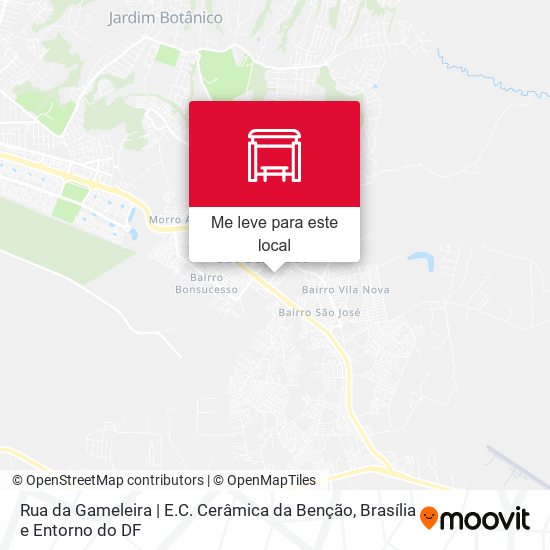 Rua da Gameleira | E.C. Cerâmica da Benção mapa