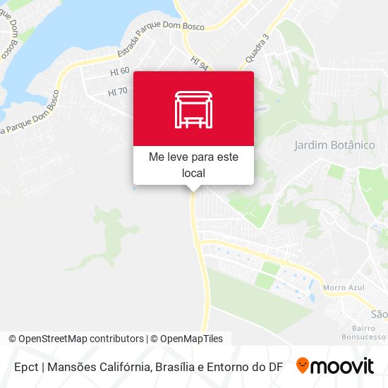 Epct | Mansões Califórnia mapa