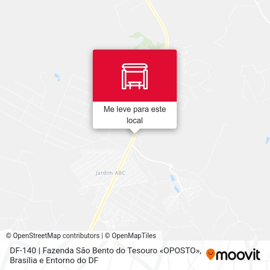 DF-140 | Fazenda São Bento do Tesouro «OPOSTO» mapa