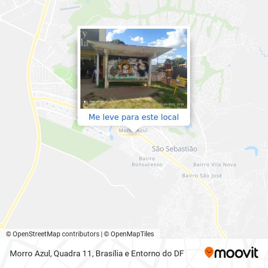 Morro Azul, Quadra 11 mapa