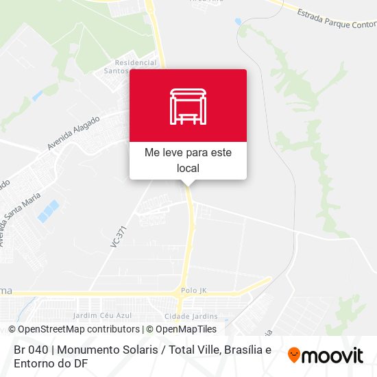 Br 040 | Monumento Solaris / Total Ville mapa