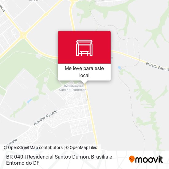 BR-040 | Residencial Santos Dumon mapa