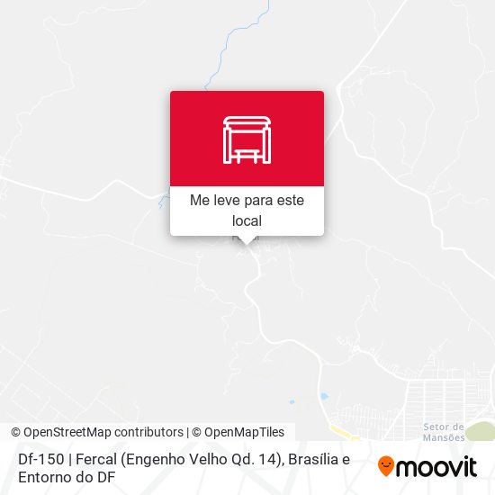 Df-150 | Fercal (Engenho Velho Qd. 14) mapa