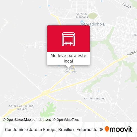 Condomínio  Jardim Europa mapa