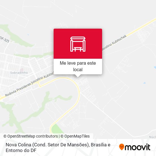 Nova Colina (Cond. Setor De Mansões) mapa