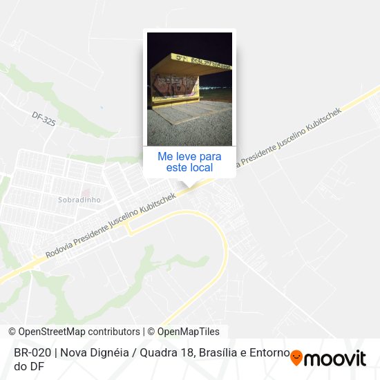 BR-020 | Nova Dignéia / Quadra 18 mapa