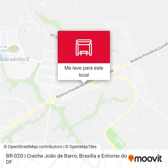 BR-020 | Creche João de Barro mapa