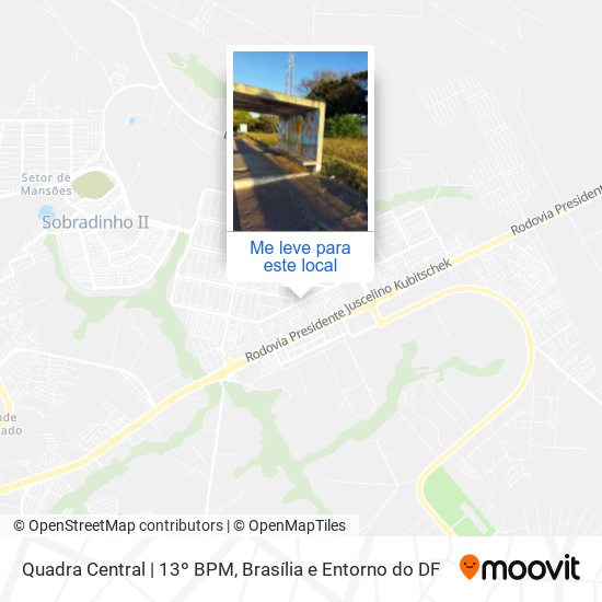 Quadra Central | 13º BPM mapa
