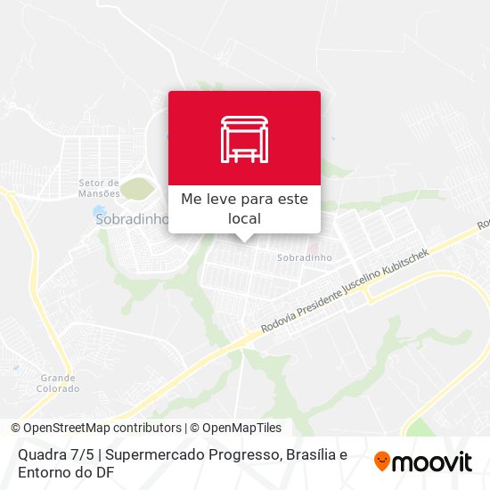 Quadra 7 / 5 | Supermercado Progresso mapa