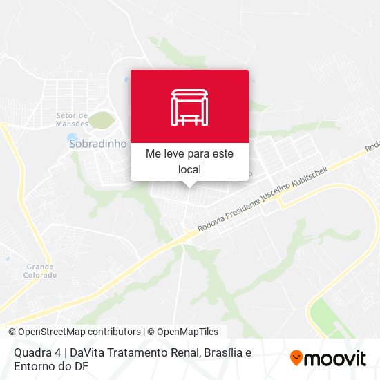 Quadra 4 | DaVita Tratamento Renal mapa