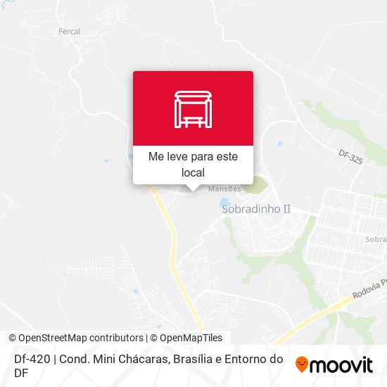 Df-420 | Cond. Mini Chácaras mapa