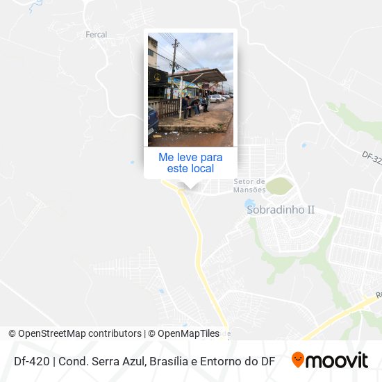 Df-420 | Cond. Serra Azul mapa
