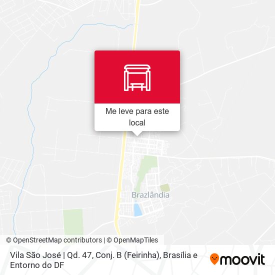 Vila São José | Qd. 47, Conj. B (Feirinha) mapa