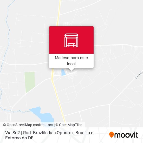 Via Sn2 | Rod. Brazlândia «Oposto» mapa