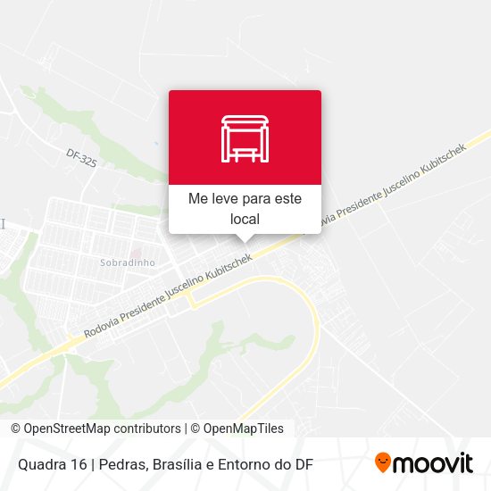Quadra 16 | Pedras mapa