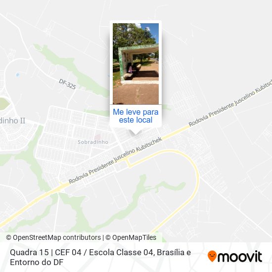 Quadra 15 | CEF 04 / Escola Classe 04 mapa