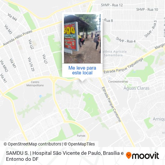SAMDU S. | Hospital São Vicente de Paulo mapa