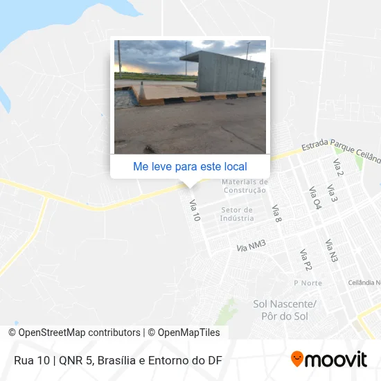 Rua 10 | QNR 5 mapa