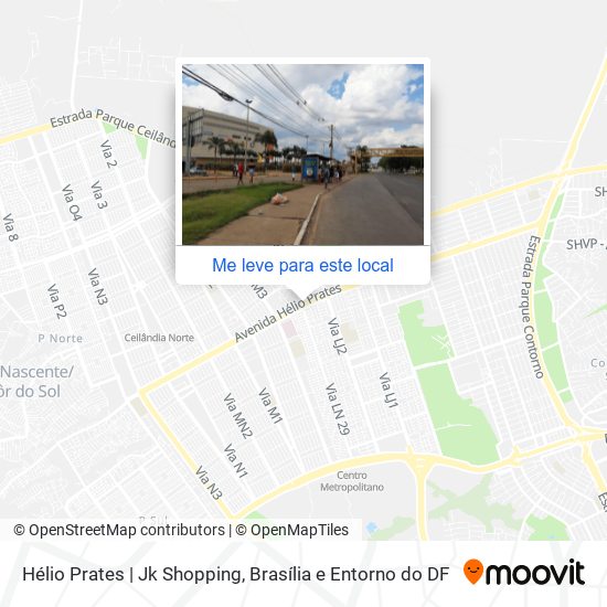 Hélio Prates | Jk Shopping mapa