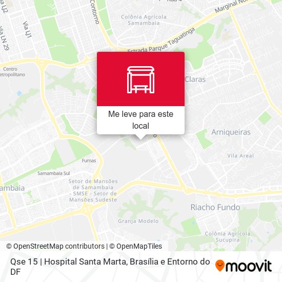 Qse 15 | Hospital Santa Marta mapa