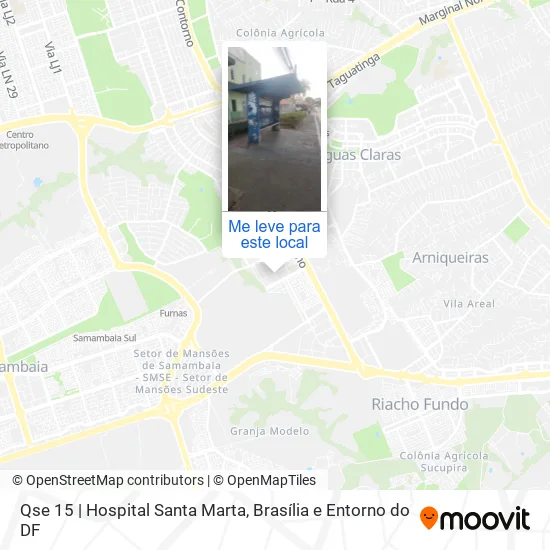 Qse 15 | Hospital Santa Marta mapa