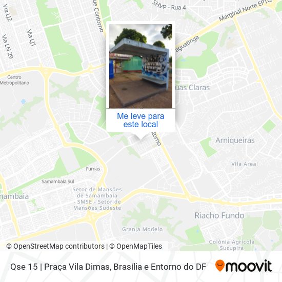 Qse 15 | Praça Vila Dimas mapa