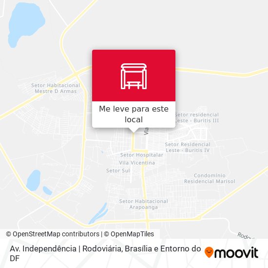 Av. Independência | Rodoviária mapa