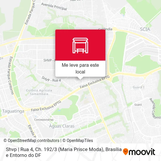 Shvp | Rua 4, Ch. 192 / 3 (Maria Prisce Moda) mapa
