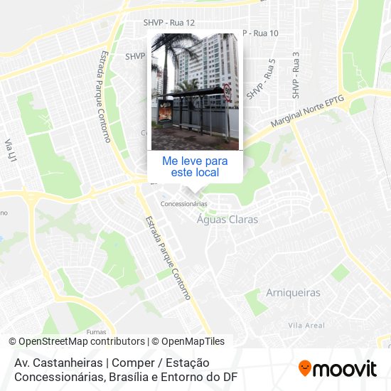 Av. Castanheiras | Comper / Estação Concessionárias mapa