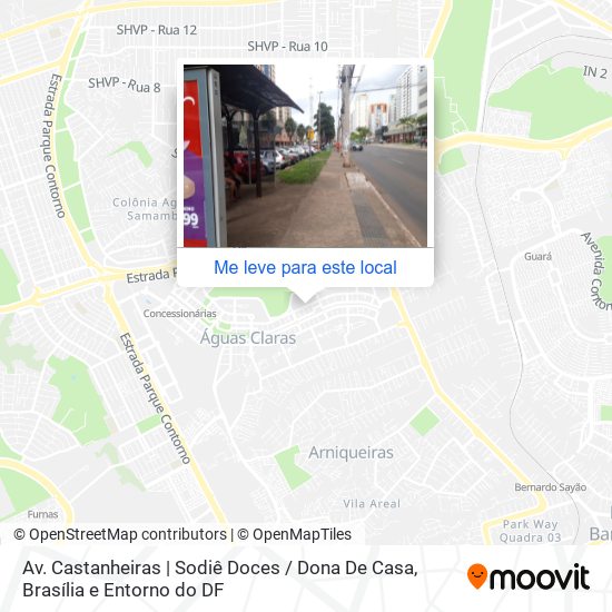 Av. Castanheiras | Sodiê Doces / Dona De Casa mapa