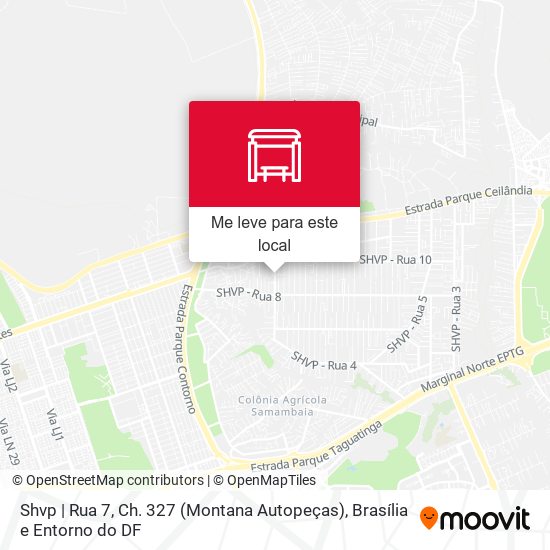 Shvp | Rua 7, Ch. 327 (Montana Autopeças) mapa