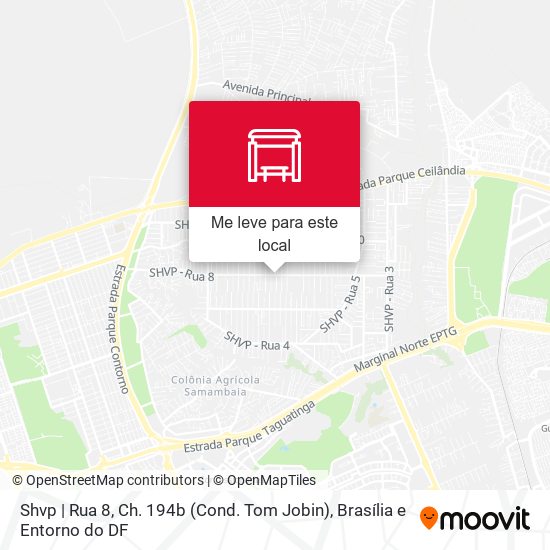 Shvp | Rua 8, Ch. 194b (Cond. Tom Jobin) mapa