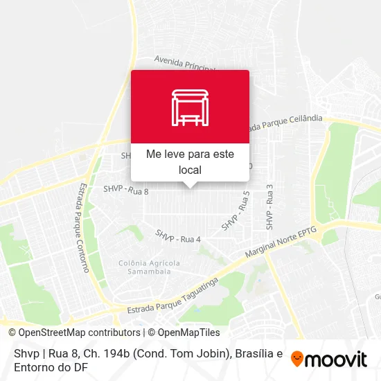 Shvp | Rua 8, Ch. 194b (Cond. Tom Jobin) mapa