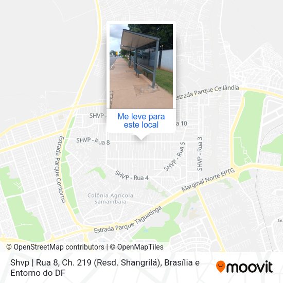 Shvp | Rua 8, Ch. 219 (Resd. Shangrilá) mapa