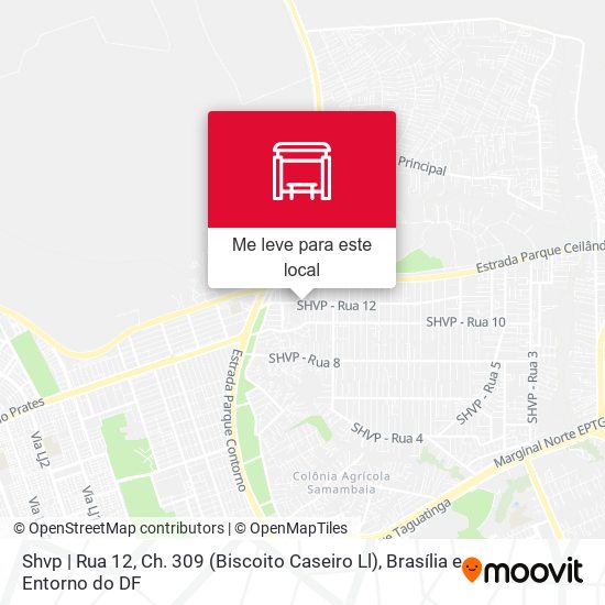 Shvp | Rua 12, Ch. 309 (Biscoito Caseiro Ll) mapa