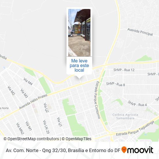 Av. Com. Norte - Qng 32/30 mapa