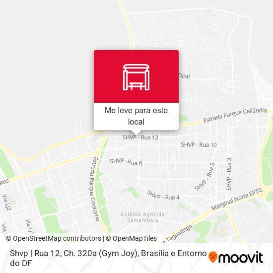 Shvp | Rua 12, Ch. 320a (Gym Joy) mapa