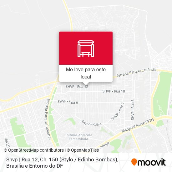 Shvp | Rua 12, Ch. 150 (Stylo / Edinho Bombas) mapa