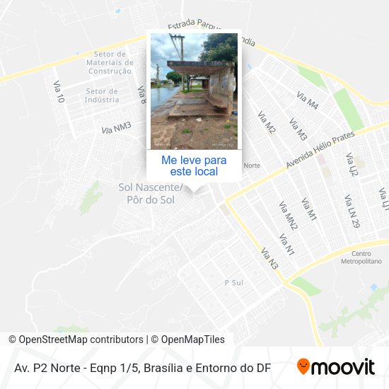 Av. P2 Norte - Eqnp 1/5 mapa