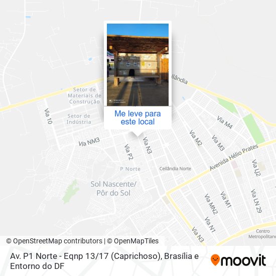 Av. P1 Norte - Eqnp 13 / 17 (Caprichoso) mapa