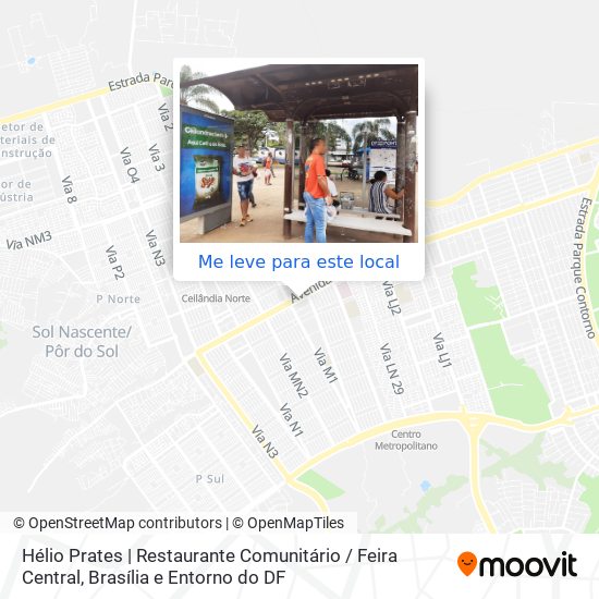 Hélio Prates | Restaurante Comunitário / Feira Central mapa